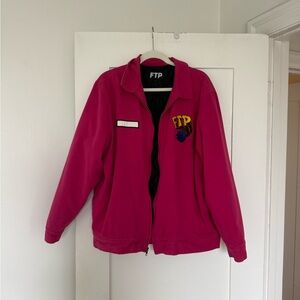 Vintage FTP Pink Bomber with Embroidered Logo